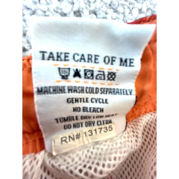 Jimmy Buffett Its 5 O'Clock Somewhere Mens Swim/Board Shorts Orange Draw String - Picture 4 of 7